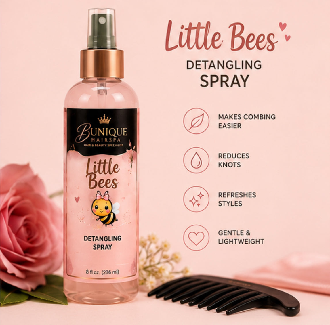 Little Bees Detangling Spray